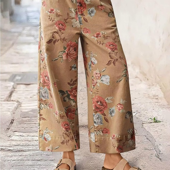 Flamingals Floral Print Women Jeans - Picture 4 of 10